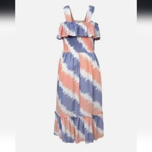 Jessica Simpson Youth Girl Dress Tie Dye summer party dress Size Large 14/16 Nwt